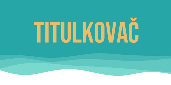 titulkovač application logo